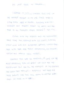 馬友手書原稿，字寫的真好看